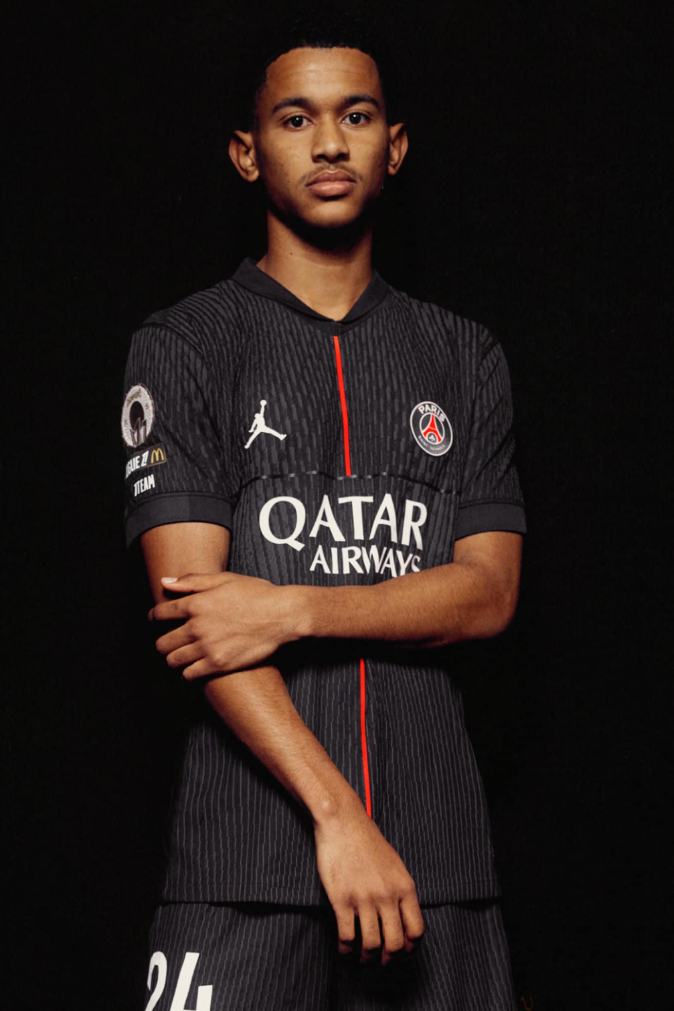 PSG Jordan Fourth Dri-FIT ADV Match Shirt 2025-26