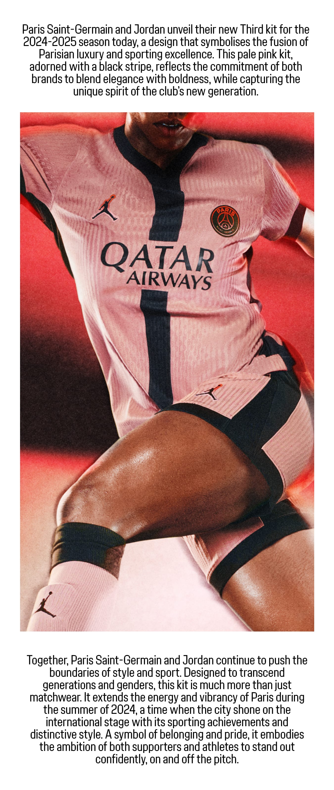 PSG Jordan Third Stadium Shirt 2024-25