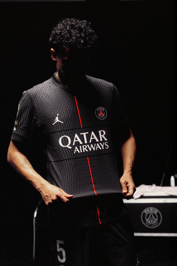 PSG Jordan Fourth Stadium Shirt 2025-26 - Kids