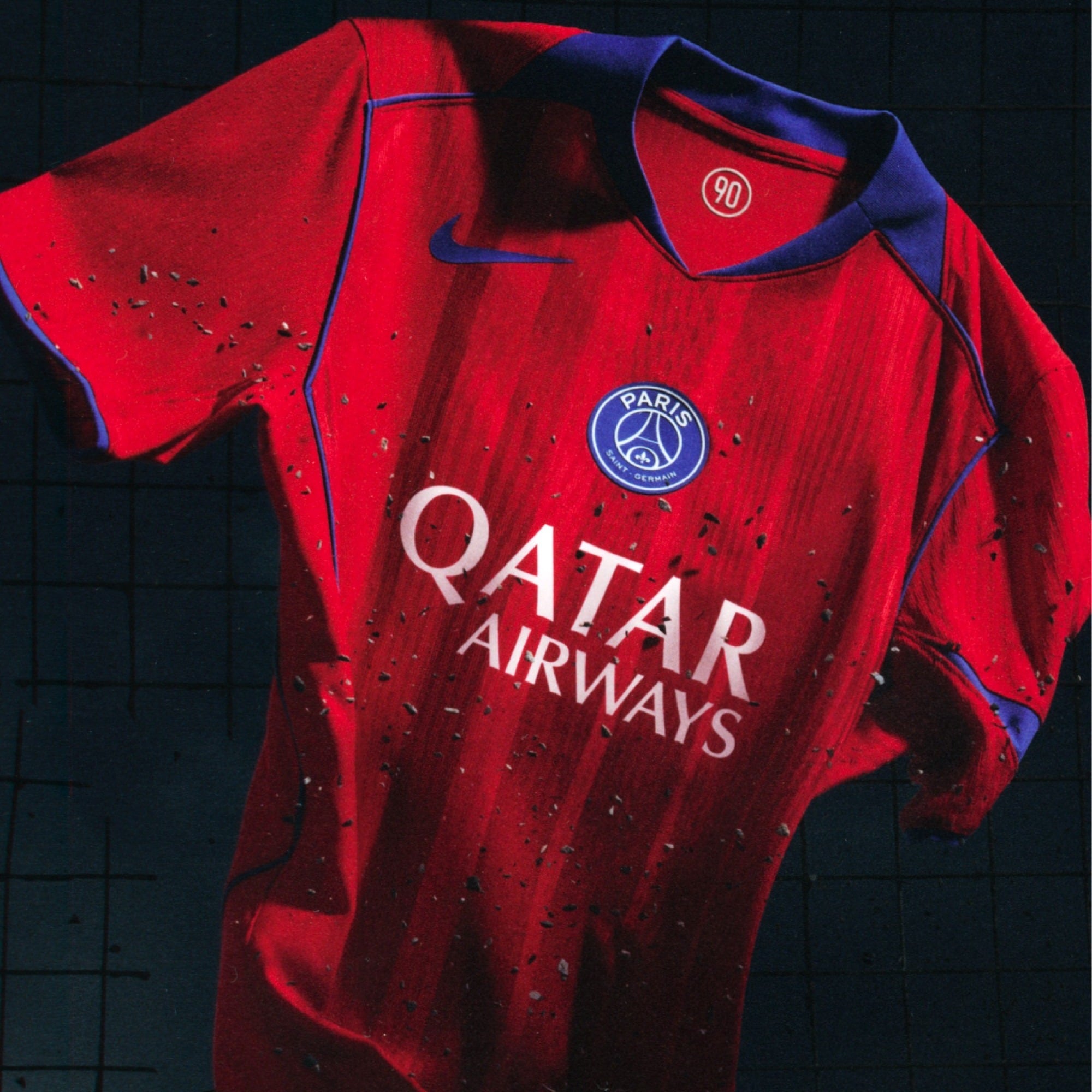 PSG Nike Third Stadium Shirt 2025-26 with UCL Titleholder and