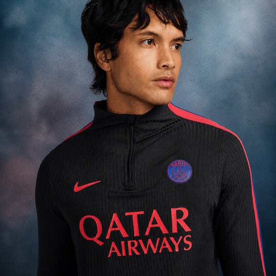 PSG ナイキ ストライクトラックスーツドリル トップ - ブラック